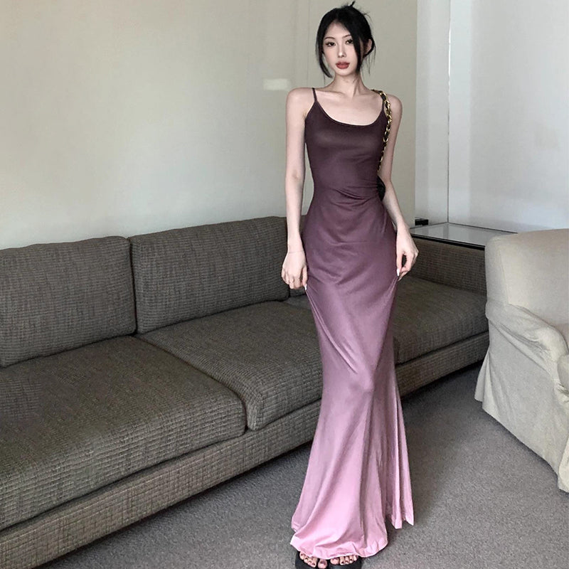 Levoire | Robe Maxi Élégante Avec Coupe Raffinée Rosa