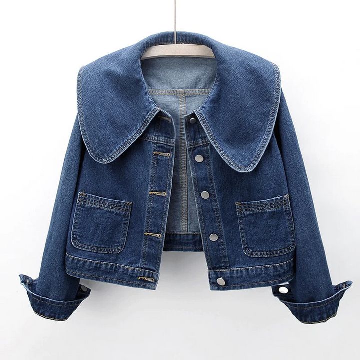 Levoire | Veste En Denim Classique Pour Le Printemps Marine bleu