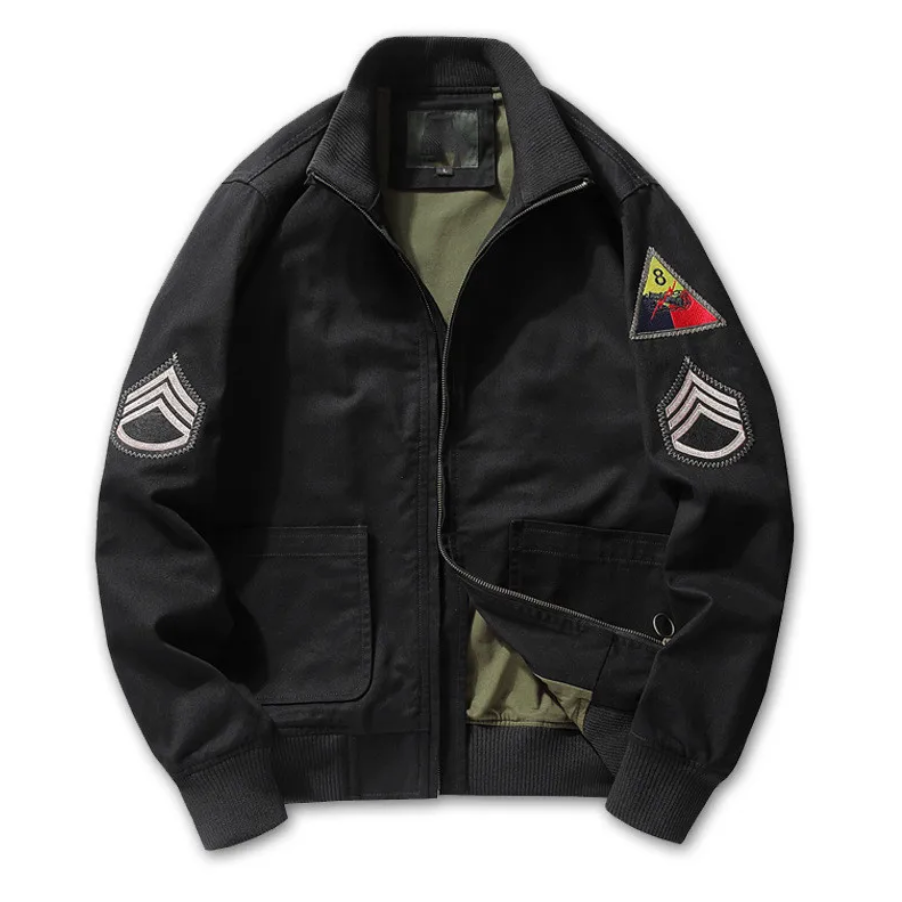 Levoire | Veste aviateur utilitaire Noir