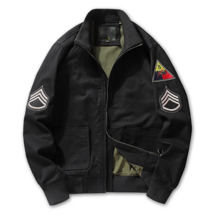 Levoire | Veste aviateur utilitaire Noir