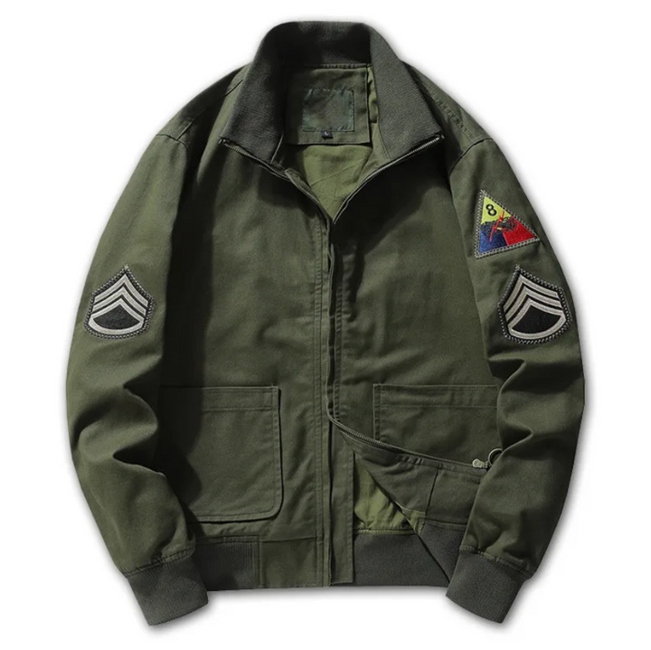 Levoire | Veste aviateur utilitaire Vert