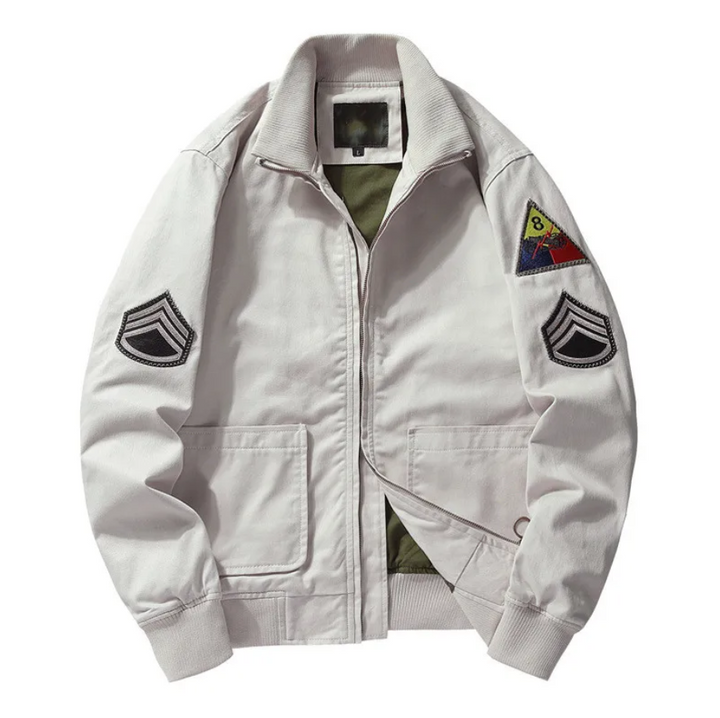 Levoire | Veste aviateur utilitaire Blanc