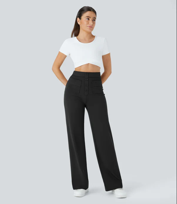 Levoire | Pantalon élastique à taille haute