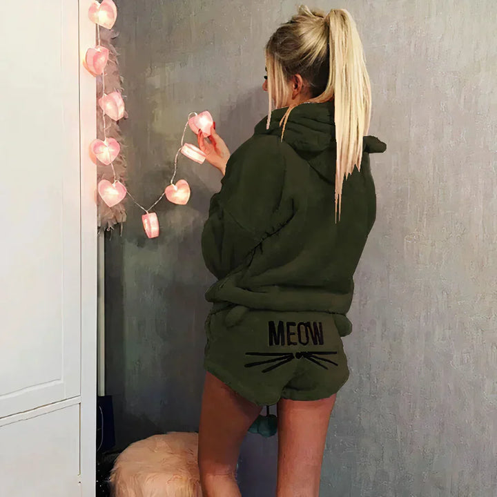 Levoire | Haut De Pyjama Pour Femmes Et Ensemble De Shorts Vert