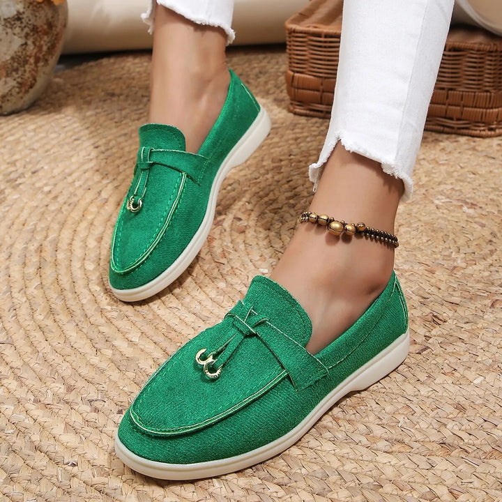 Levoire | Belles Mocassins Pour Femmes Vert