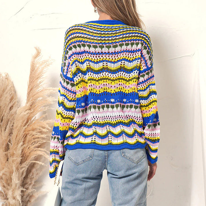 Levoire | En Tricot Rayé Colorées