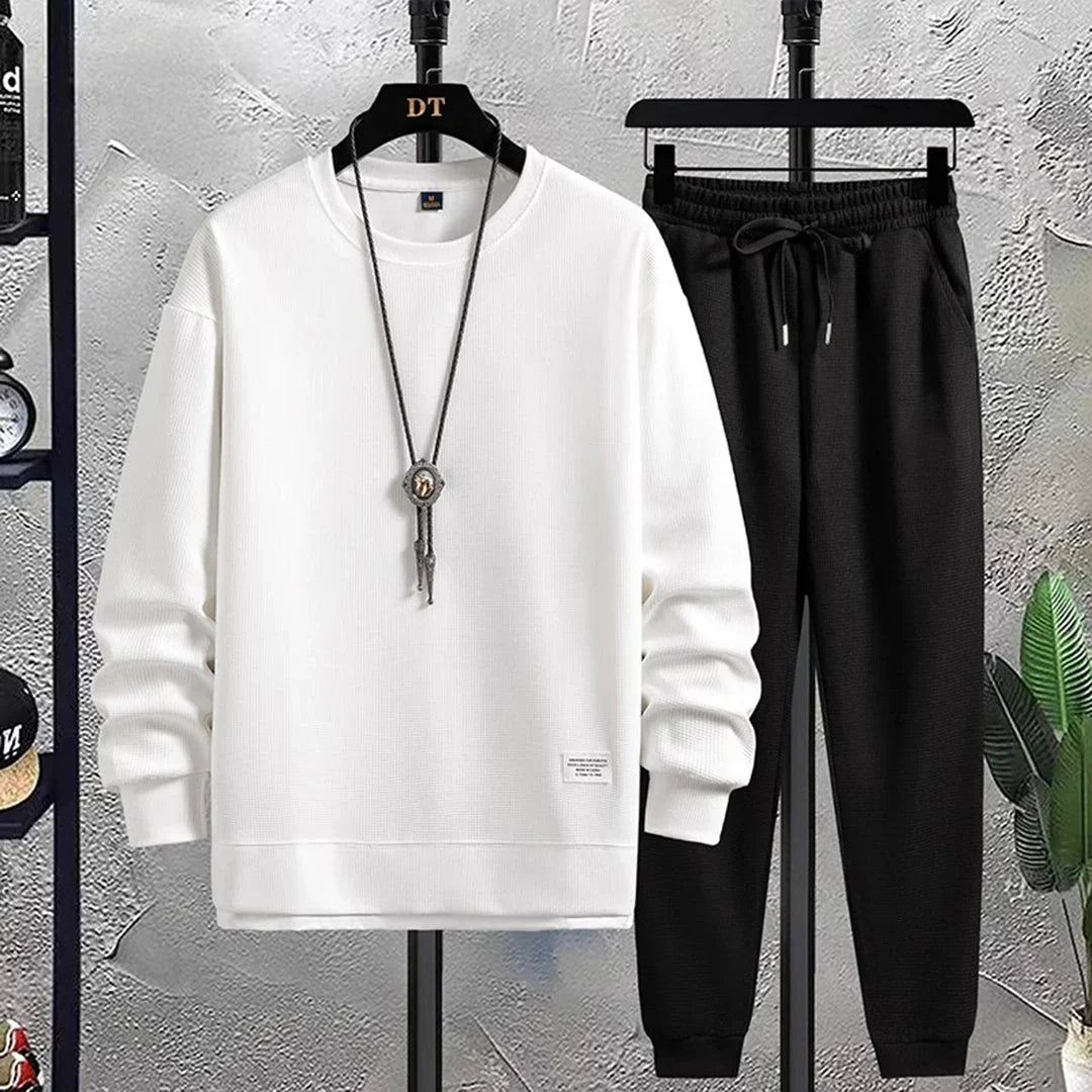 Levoire | Veste De Jogging En Polaire Blanc-Noir
