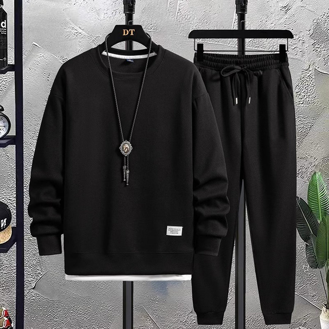 Levoire | Ensemble De College Pour Hommes Dans Un Style À La Mode Noir