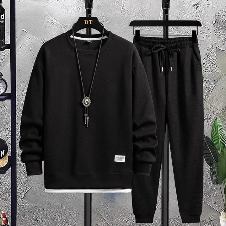 Levoire | Ensemble De College Pour Hommes Dans Un Style À La Mode Noir