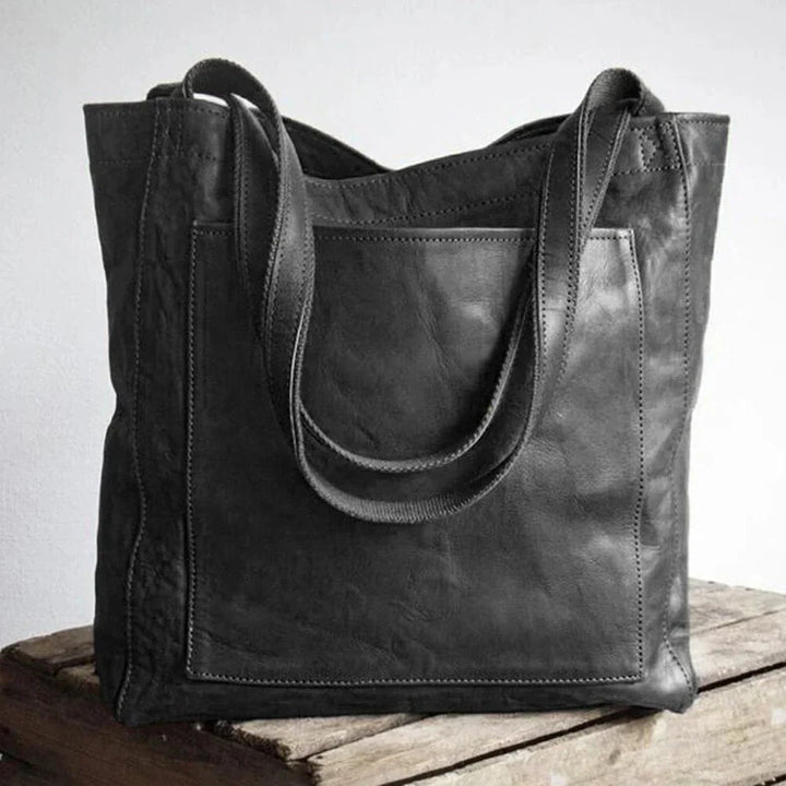 Levoire | Sac à main en cuir élégant Noir