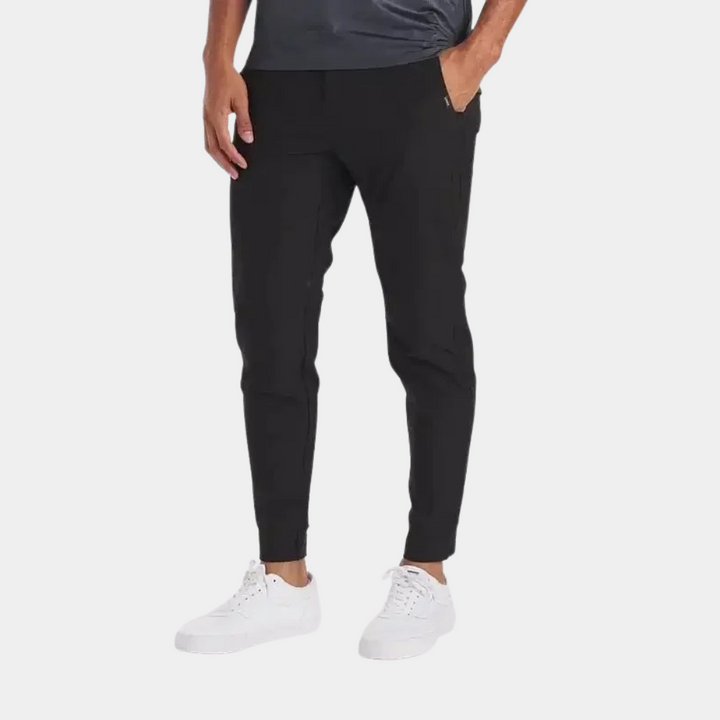 Levoire | Pantalons Stretch Pour Hommes Pour Le Quotidien Et Le Sport Noir