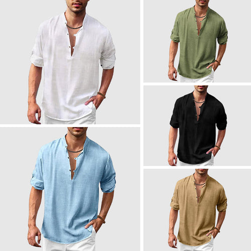 Levoire | Chemise En Lin Décontractée Pour Hommes À La Plage
