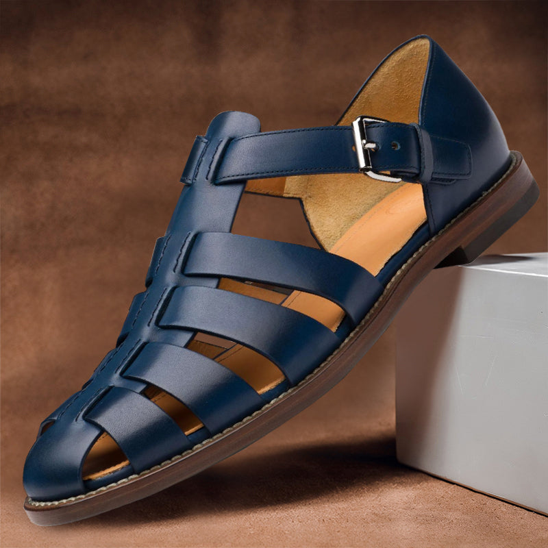 Levoire | Sandales De Luxe Pour Confort Et Style Bleu foncé