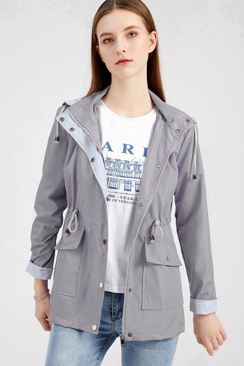 Levoire | Coupe-Vent À Capuche Gris