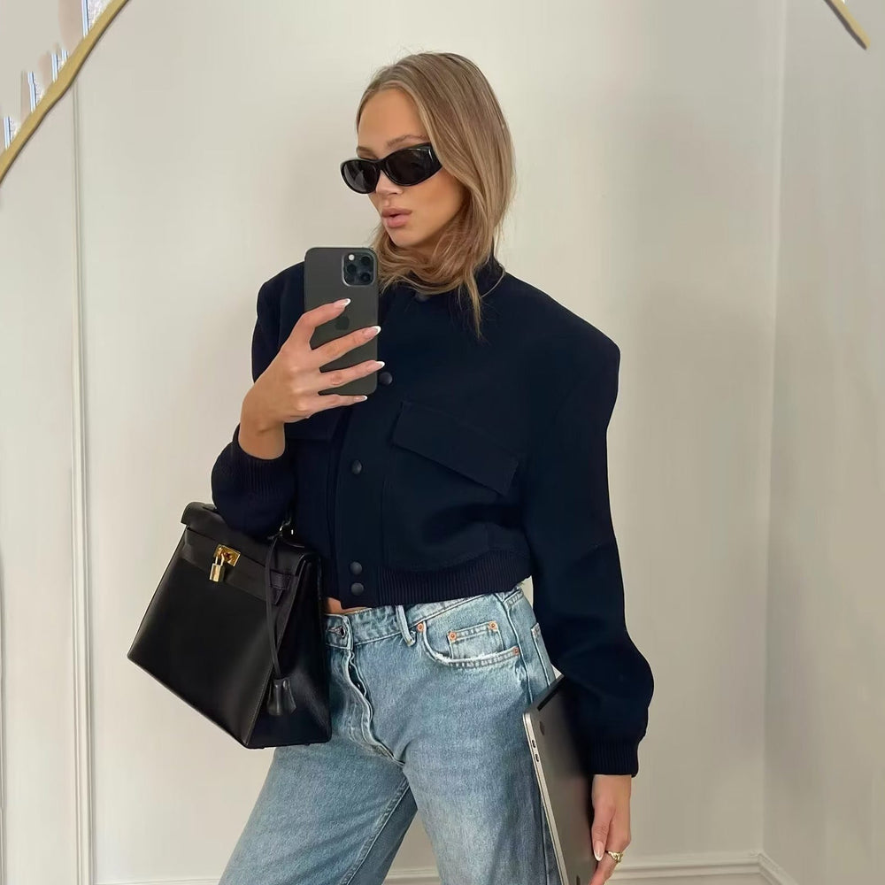 Levoire | Veste Bomber Rentou Noir