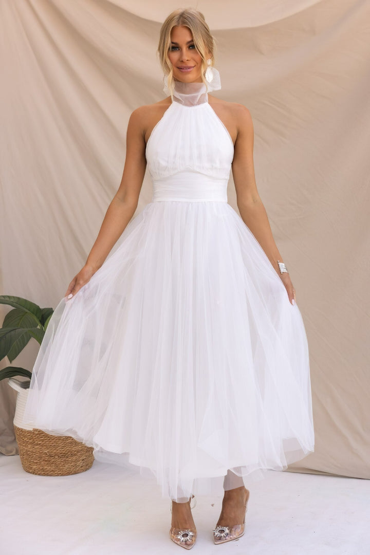 Levoire | Robe sans manches de haute qualité Blanc