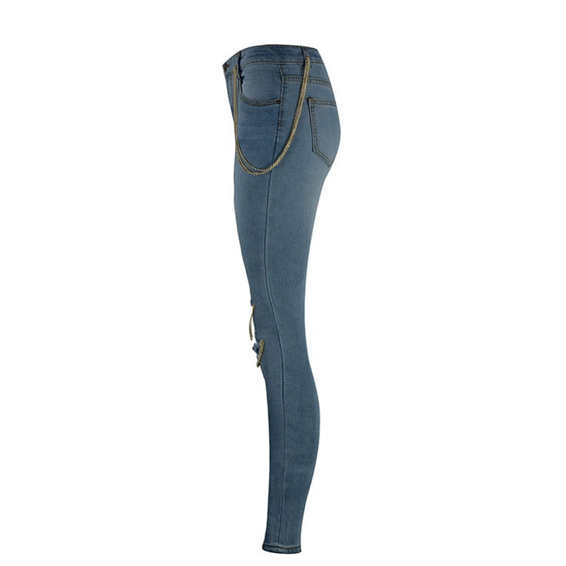 Levoire | skinny répété avec chaîne
