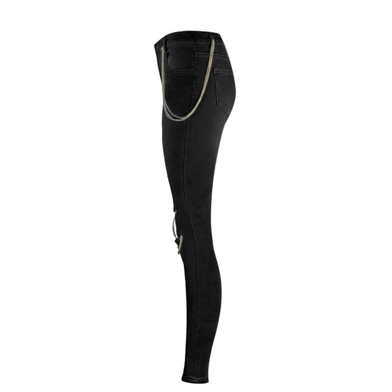 Levoire | skinny répété avec chaîne
