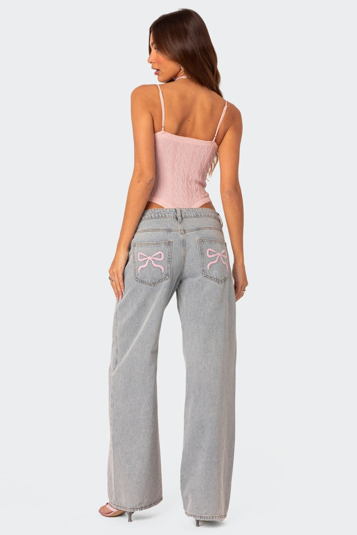 Levoire | Pantalon Large Stretch Pour Femmes À Taille Basse XL