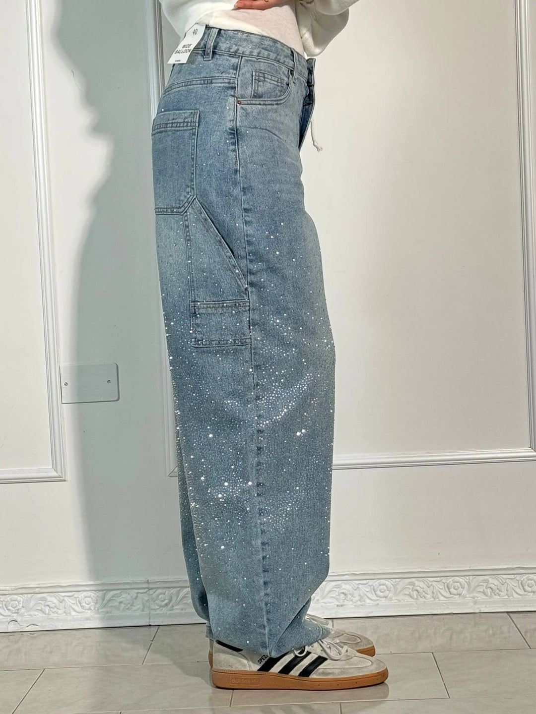 Levoire | Pantalons larges tendance en denim