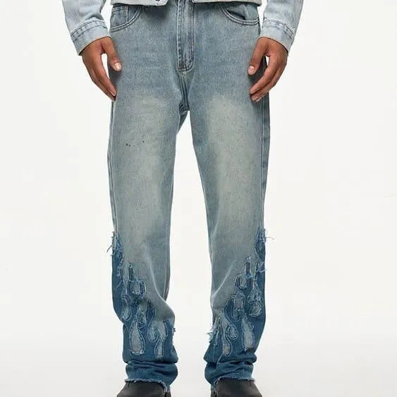 Levoire | Fiamma jeans coupés larges pour hommes