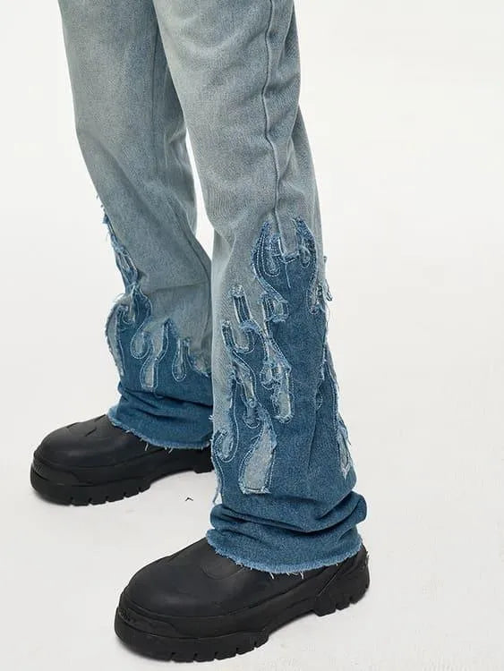 Levoire | Fiamma jeans coupés larges pour hommes