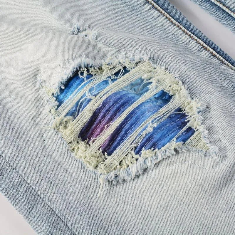 Levoire | Pantalon en denim stretch slim fit pour homme
