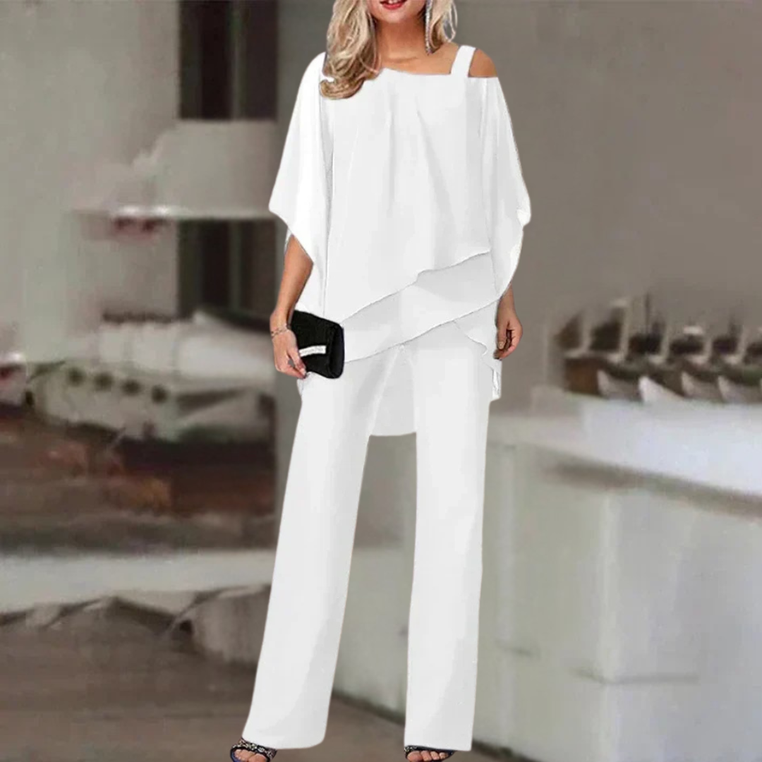 Levoire | Ensemble élégant pour femmes 2 pièces Blanc