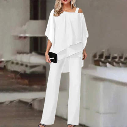 Levoire | Ensemble élégant pour femmes 2 pièces Blanc