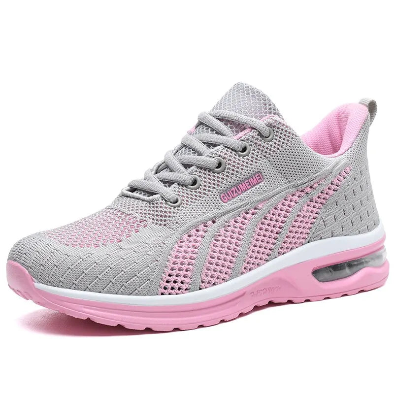Levoire | Chaussures Ergonomiques Et Confortables Rosa et Gris