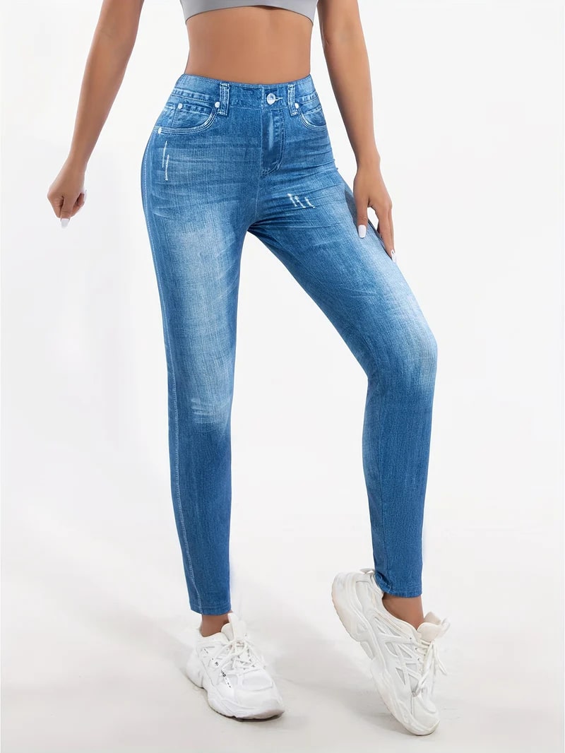 Levoire | Jean Skinny Taille Haute Parfaite Bleu ciel