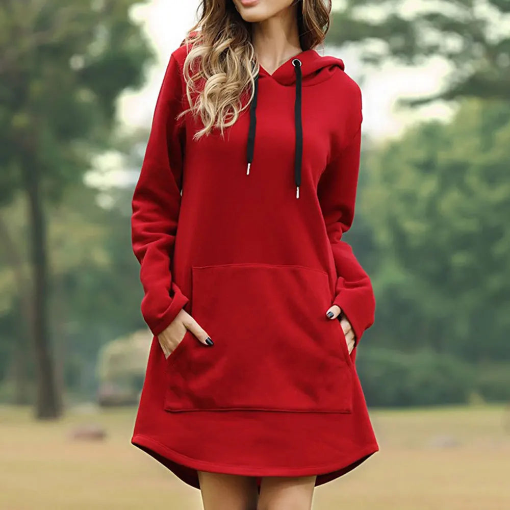 Levoire | Robe À Capuche Longue Et Chaude Rot