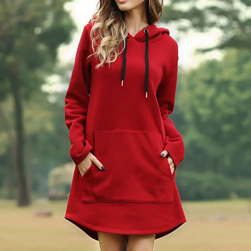 Levoire | Long Hoodie Jacket Rot