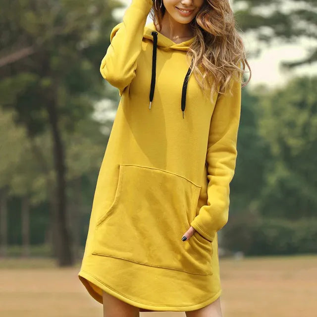 Levoire | Long Hoodie Jacket Jaune