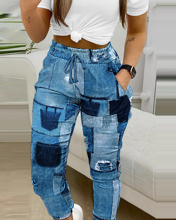 Levoire | Ceinture Élastique Short Pantalon De Jogging Pour Femmes