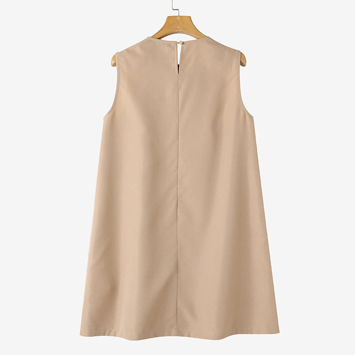 Levoire | Robe Mini Sans Manches Avec Détails En Bouton