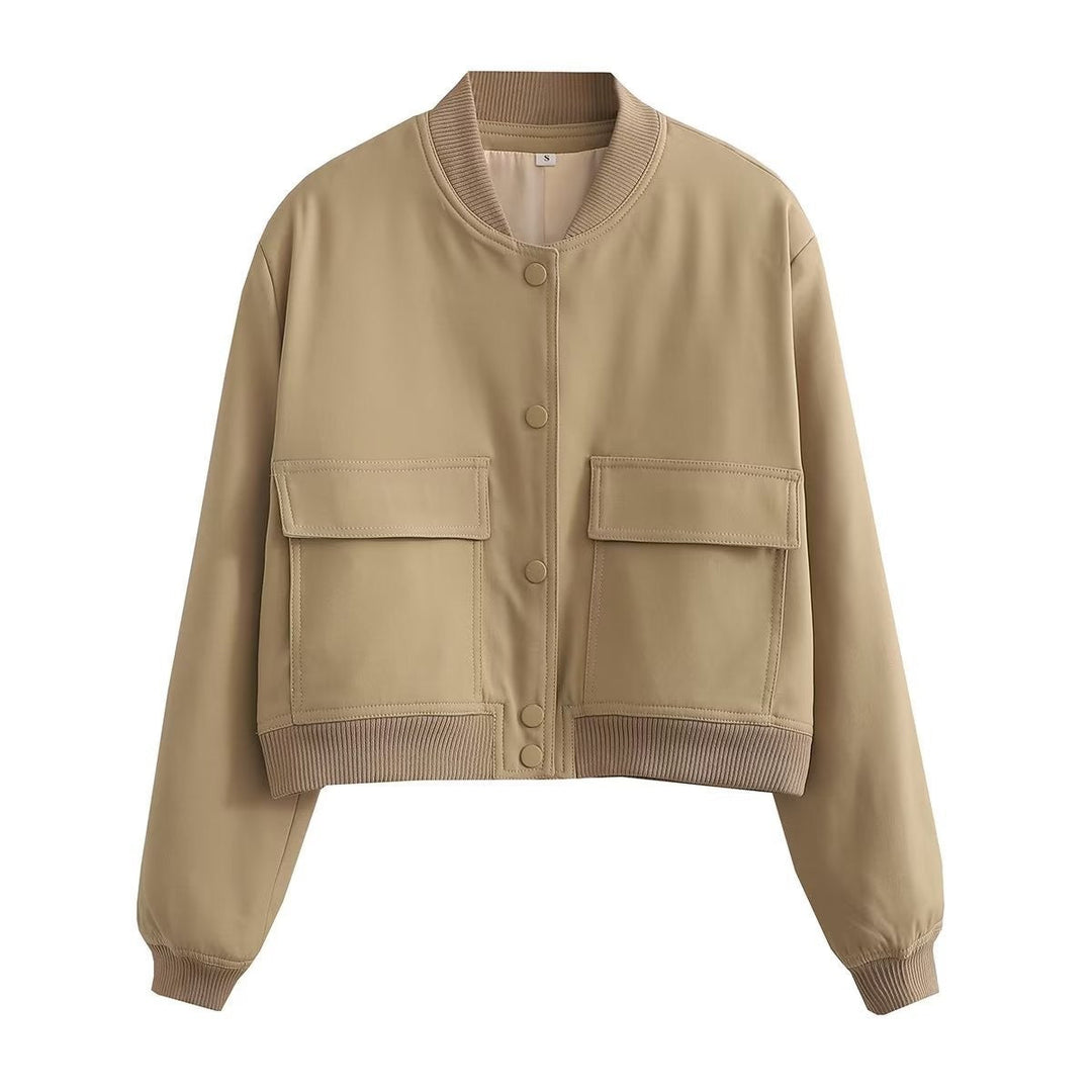 Levoire | Veste Élégante Avec De Grandes Poches Beige