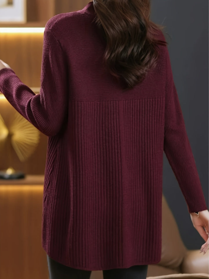 Levoire | Pulls En Tricot Élégants Avec Boutons Et Col Montant