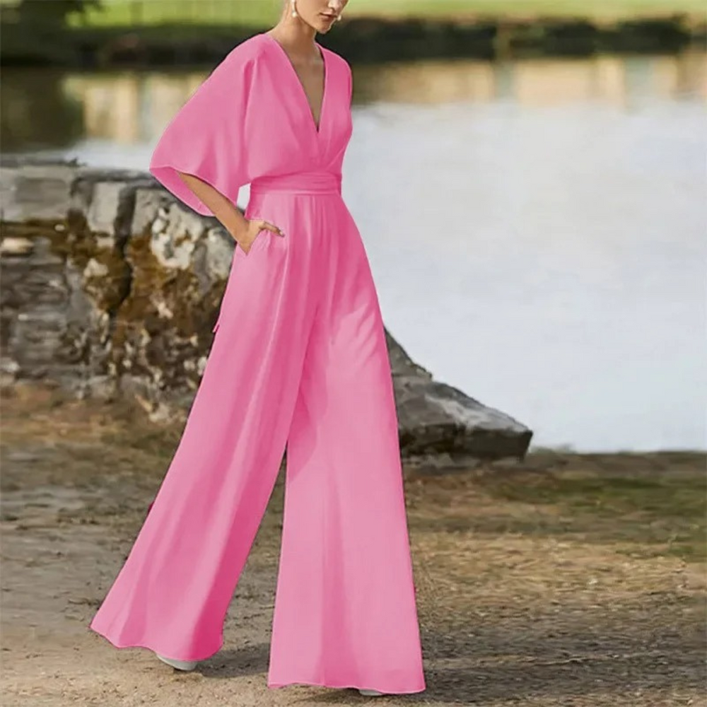 Levoire | Combinaison Avec Décolleté En V Pour Femmes Rosa