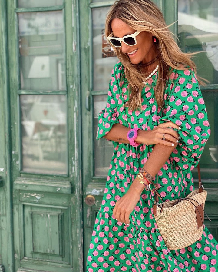 Levoire | Robe Imprimée Élégante Pour - Femmes - Maxi
