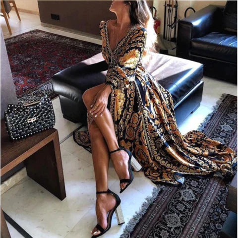 Levoire | Robe Portefeuille Levoire | Robe Pour Femmes Avec Fente