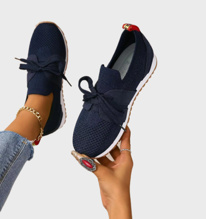 Levoire | Sneakers Tricot Respirant Femme bleu