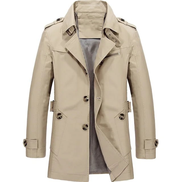 Levoire | Manteau classique pour hommes pour l'automne Beige