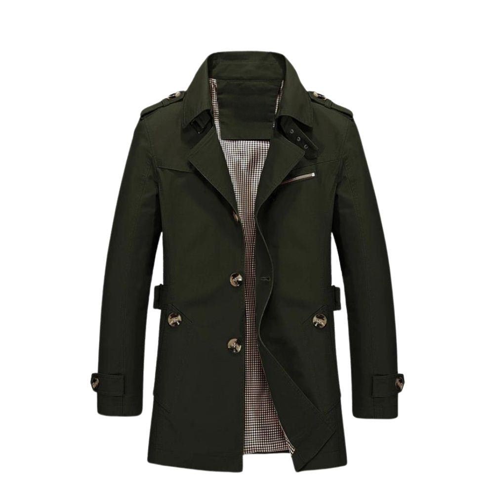 Levoire | Manteau classique pour hommes pour l'automne Vert