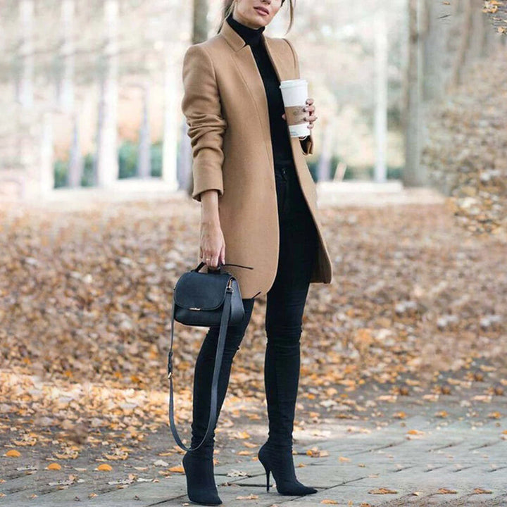 Levoire | Manteau d'automne femme Manteau élégant pour des jours stylés Khaki