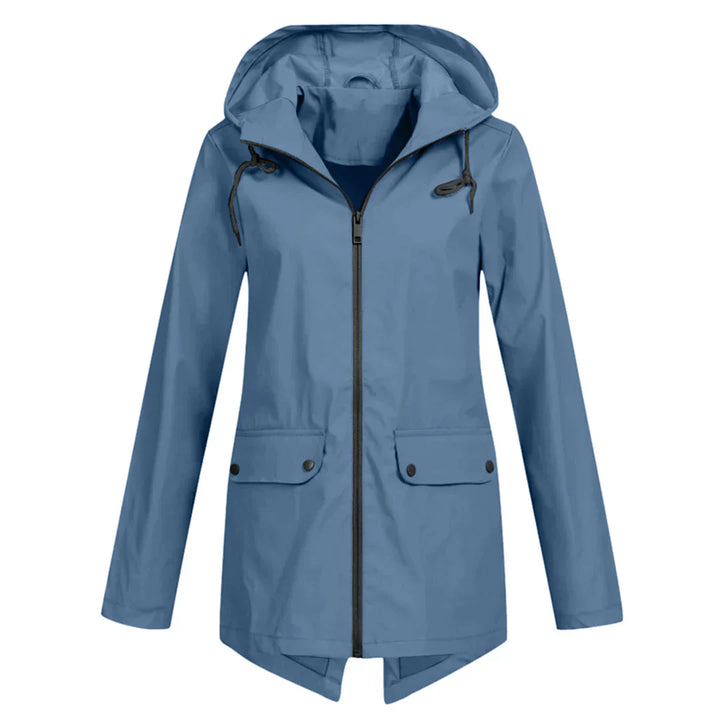 Levoire | Manteau Long Femme Imperméable Bleu