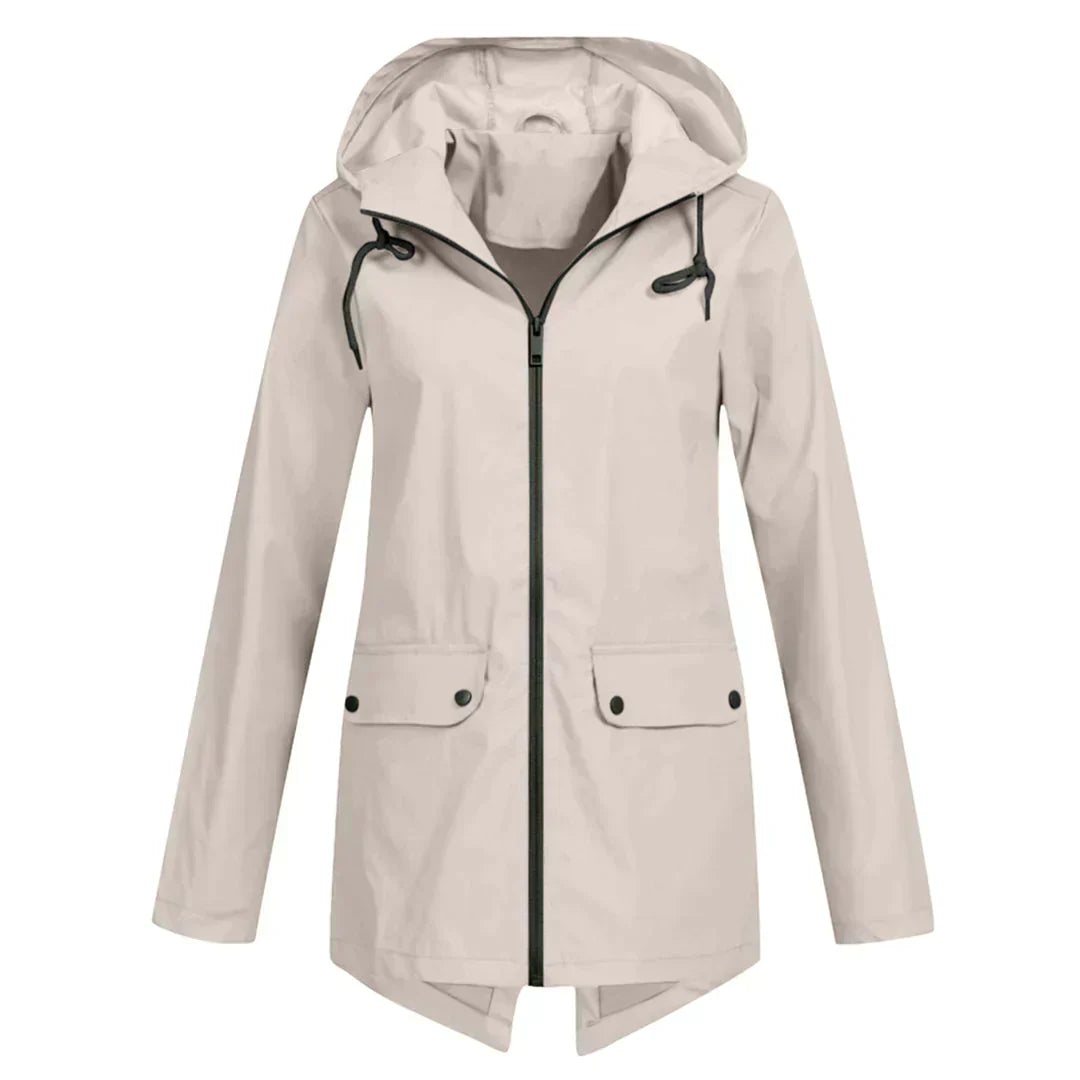 Levoire | Manteau Long Femme Imperméable Abricot