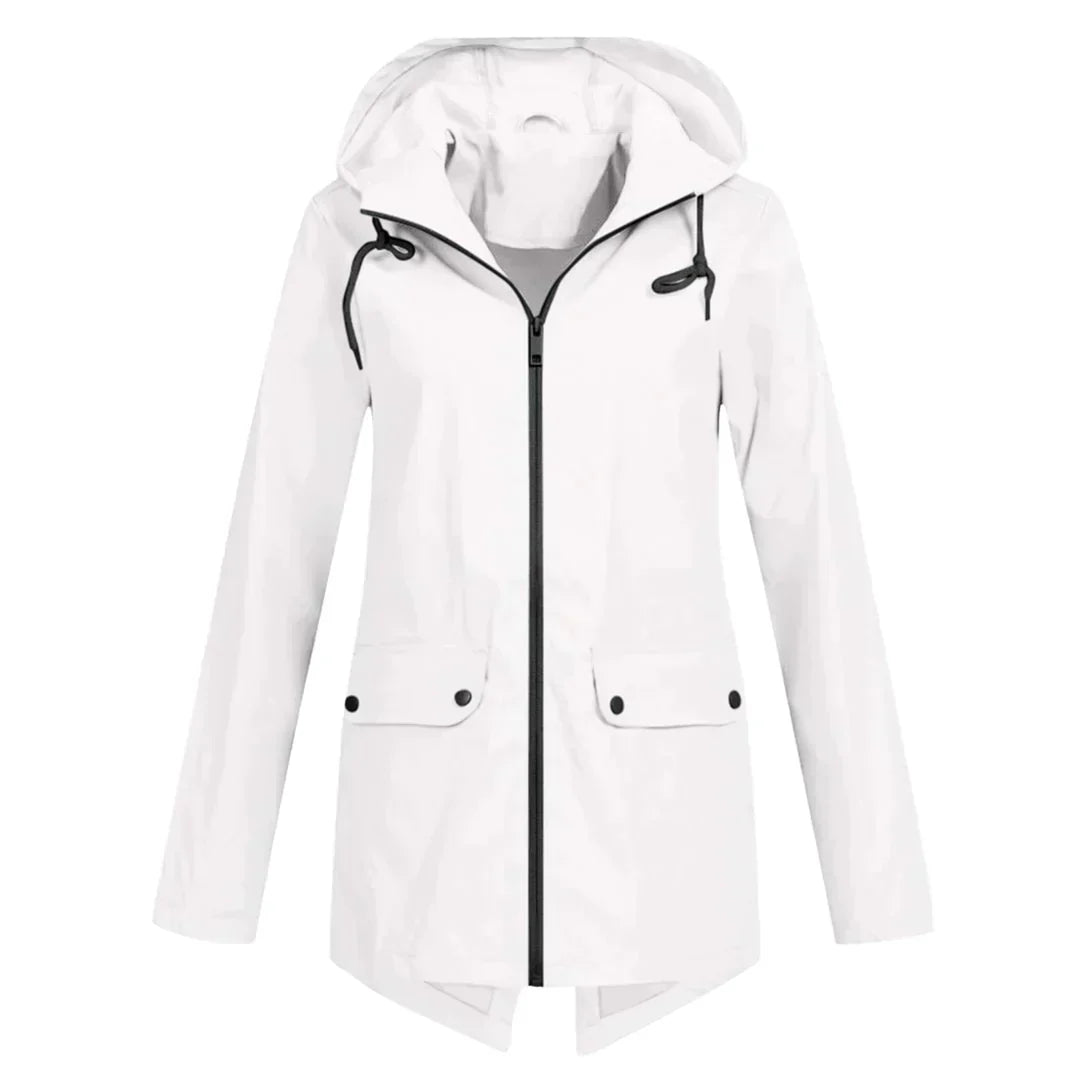 Levoire | Manteau Long Femme Imperméable Blanc