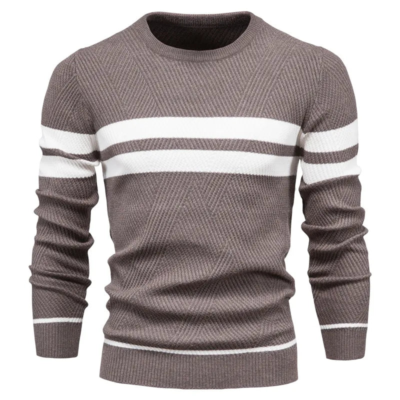Levoire | Pull Avec Touche Classique Café