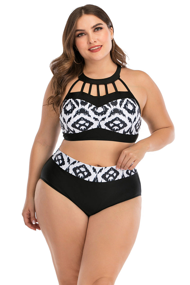 Levoire | Taille Boho Géométrique Ensemble de Bikini Push-up